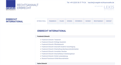 Desktop Screenshot of erbrecht-international.net